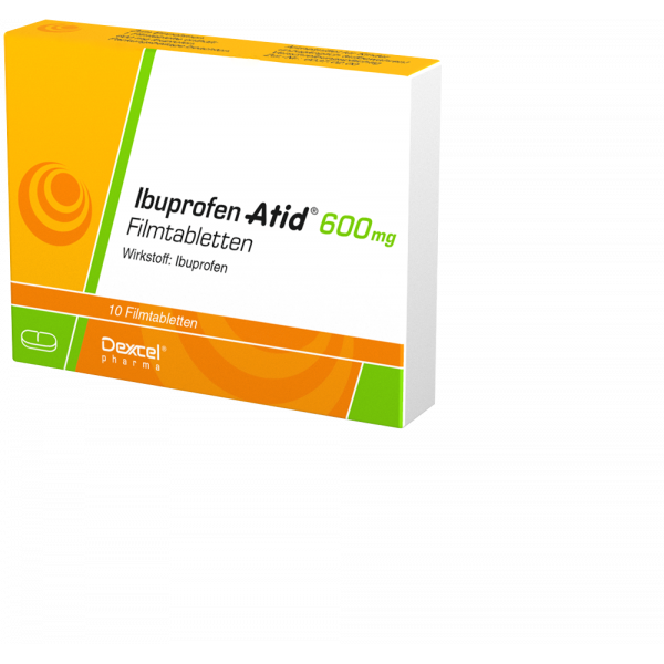Abbildung für IBUPROFEN Atid 600 mg Filmtabletten