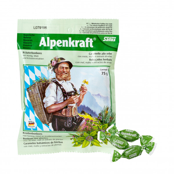 Abbildung für ALPENKRAFT Kräuterbonbons mit Honig+Malz Salus