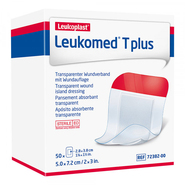 Abbildung für LEUKOMED transp.plus sterile Pflaster 5x7,2 cm