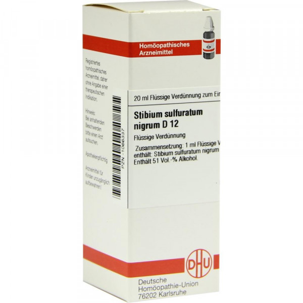 Abbildung für STIBIUM SULFURATUM NIGRUM D 12 Dilution