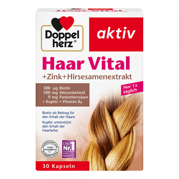 Abbildung für DOPPELHERZ Haar Vital+Zink+Hirseextrakt Kapseln