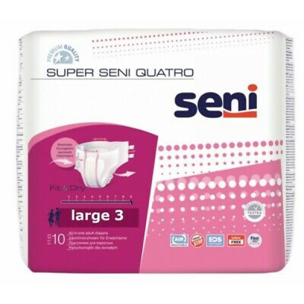 Abbildung für SUPER SENI Quatro Inkontinenzhose Gr.3 L