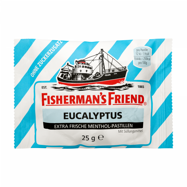 Abbildung für FISHERMANS FRIEND Eucalyptus ohne Zucker Pastillen
