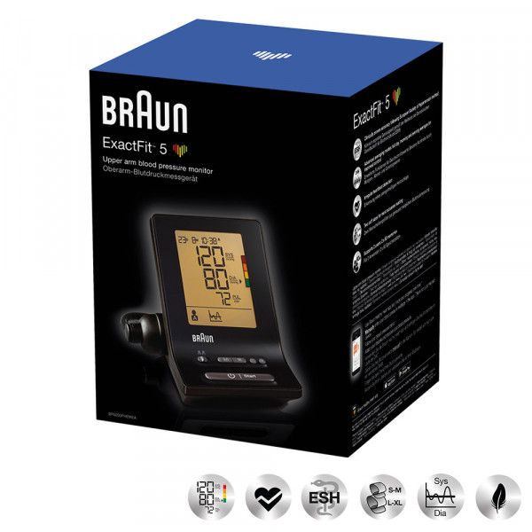 Abbildung für BRAUN BLUTDRUCKMESSGERÄT ExactFit5 Oberarm BP6200