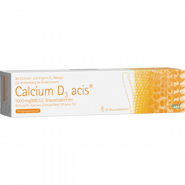 Abbildung für CALCIUM D3 acis 1000 mg/880 I.E. Brausetabletten