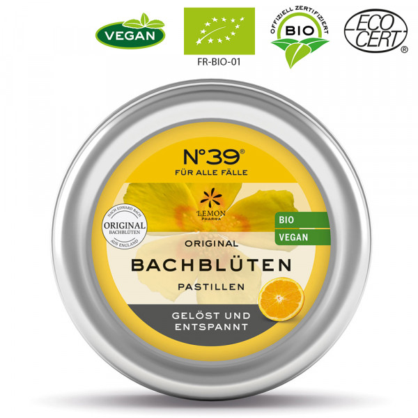 Abbildung für BACHBLÜTEN Notfall No.39 Pastillen Bio