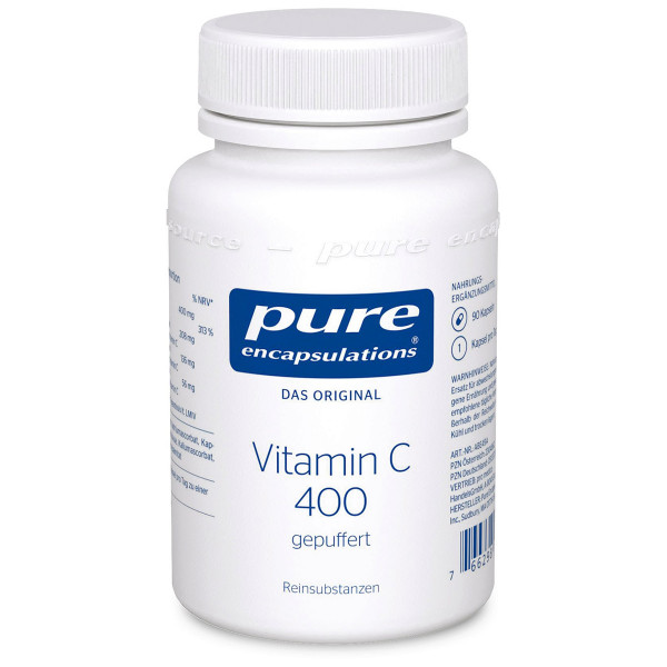 Abbildung für PURE ENCAPSULATIONS Vitamin C 400 gepuffert Kaps.