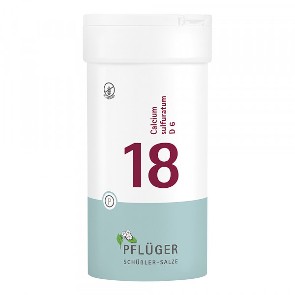 Abbildung für BIOCHEMIE Pflüger 18 Calcium sulfuratum D 6 Tabl.