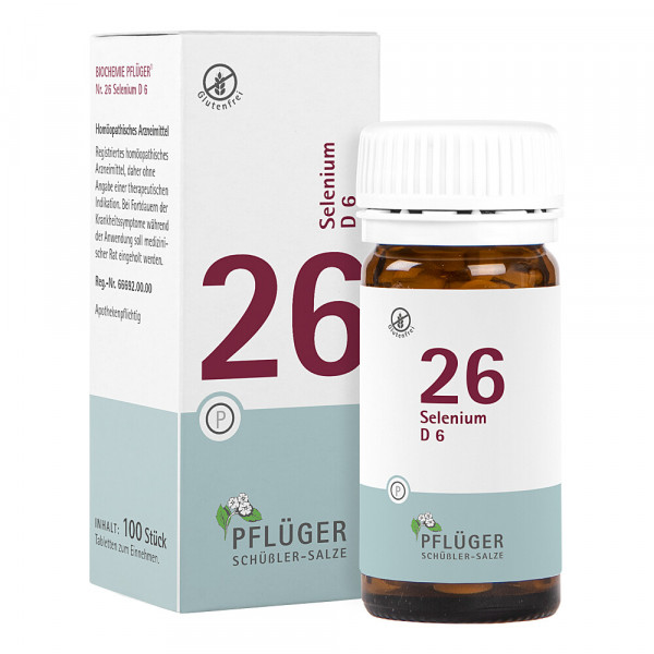 Abbildung für BIOCHEMIE Pflüger 26 Selenium D 6 Tabletten