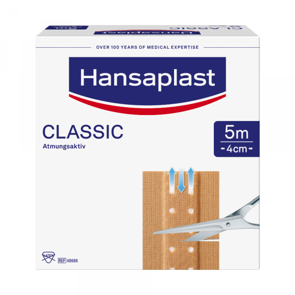Abbildung für HANSAPLAST Classic Pflaster 4 cmx5 m