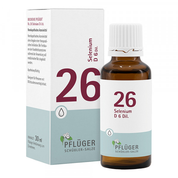 Abbildung für BIOCHEMIE Pflüger 26 Selenium D 6 Tropfen