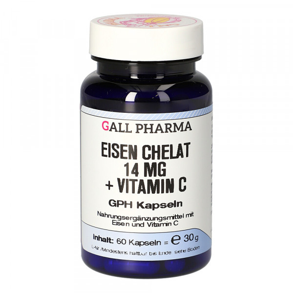 Abbildung für EISEN CHELAT 14 mg+Vitamin C GPH Kapseln
