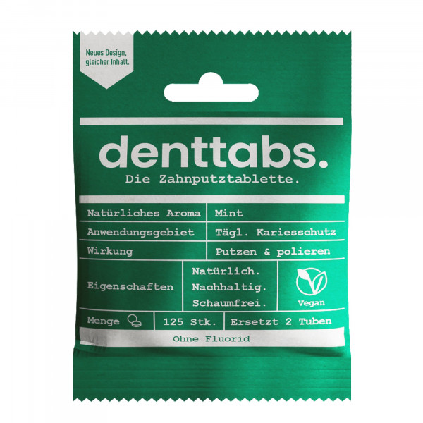 Abbildung für DENTTABS Zahnputztabletten stevia-mint o.Fluorid