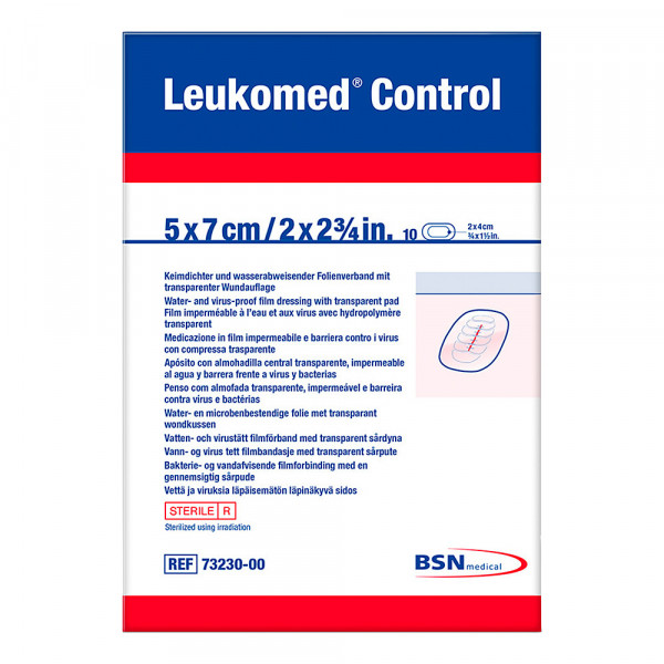 Abbildung für LEUKOMED Control Folienverband 5x7 cm
