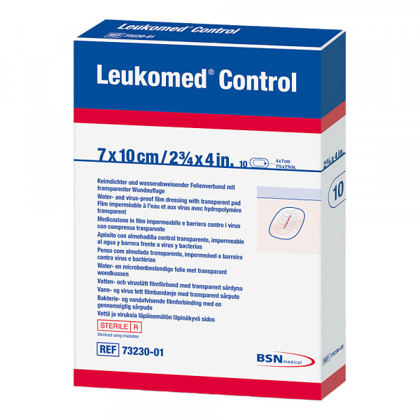 Abbildung für LEUKOMED Control Folienverband 7x10 cm