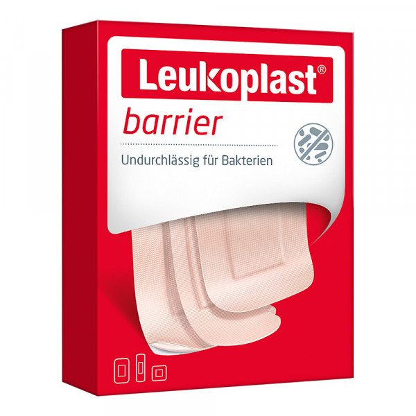 Abbildung für LEUKOPLAST barrier Strips 22x72mm/38x38mm/38x63mm