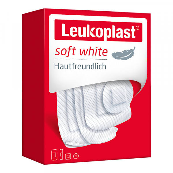 Abbildung für LEUKOPLAST soft white Str.19x72/D.25/38x72/38x38mm