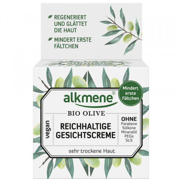 Abbildung für ALKMENE reichhaltige Gesichtscreme Bio Olive