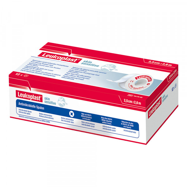 Abbildung für LEUKOPLAST Skin Sensitive 2,5 cmx2,6 m o.Schutzr.