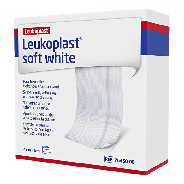 Abbildung für LEUKOPLAST soft white Pflaster 4 cmx5 m Rolle