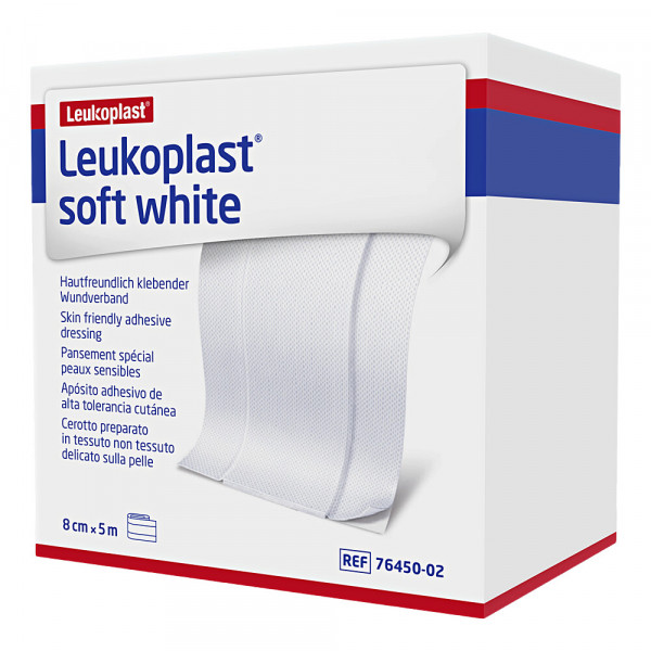 Abbildung für LEUKOPLAST soft white Pflaster 8 cmx5 m Rolle