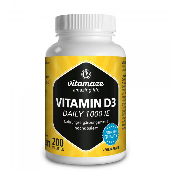 Abbildung für VITAMIN D3 1.000 I.E. daily vegetarisch Tabletten