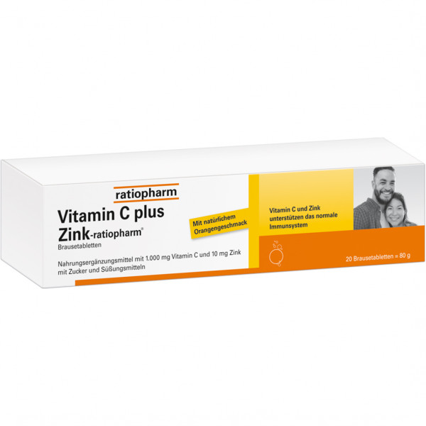 Abbildung für VITAMIN C PLUS Zink-ratiopharm Brausetabletten