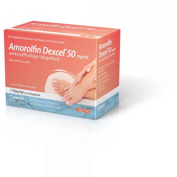 Abbildung für AMOROLFIN Dexcel gegen Nagelpilz 50 mg/ml wirkstoffhaltiger Nagellack