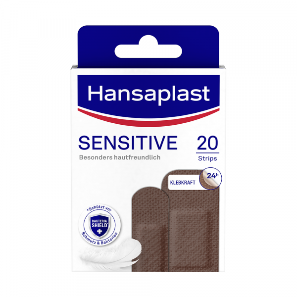 Abbildung für HANSAPLAST Sensitive Pflasterstrips hautton dark