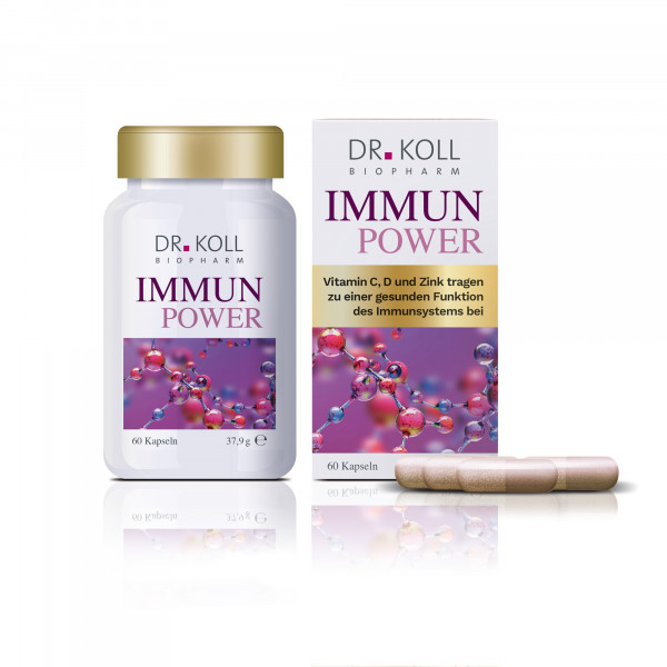 Abbildung für IMMUN POWER Dr.Koll Vitamin C+Vitamin D+Zink Kaps.