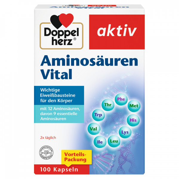 Abbildung für DOPPELHERZ Aminosäuren Vital Kapseln