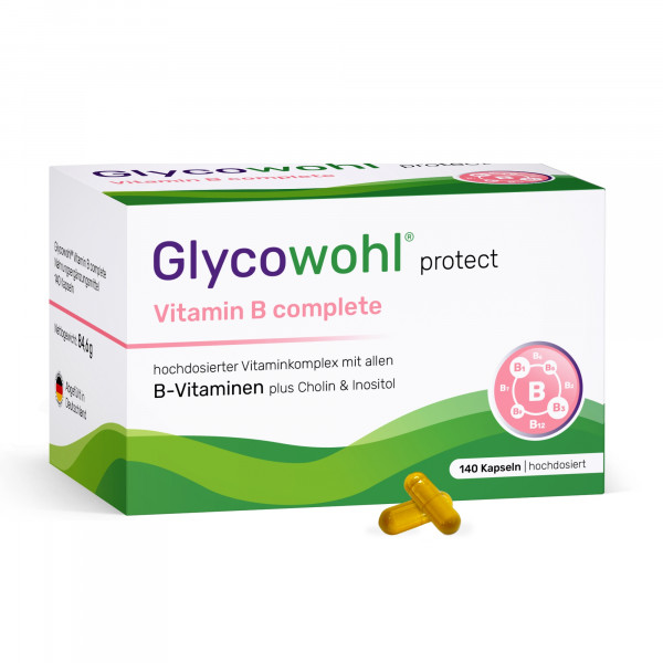 Abbildung für GLYCOWOHL Vitamin B complete+Inositol+Cholin Kaps.
