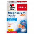 DOPPELHERZ Magnesium 400+B1+B6+B12+Folsäure BTA