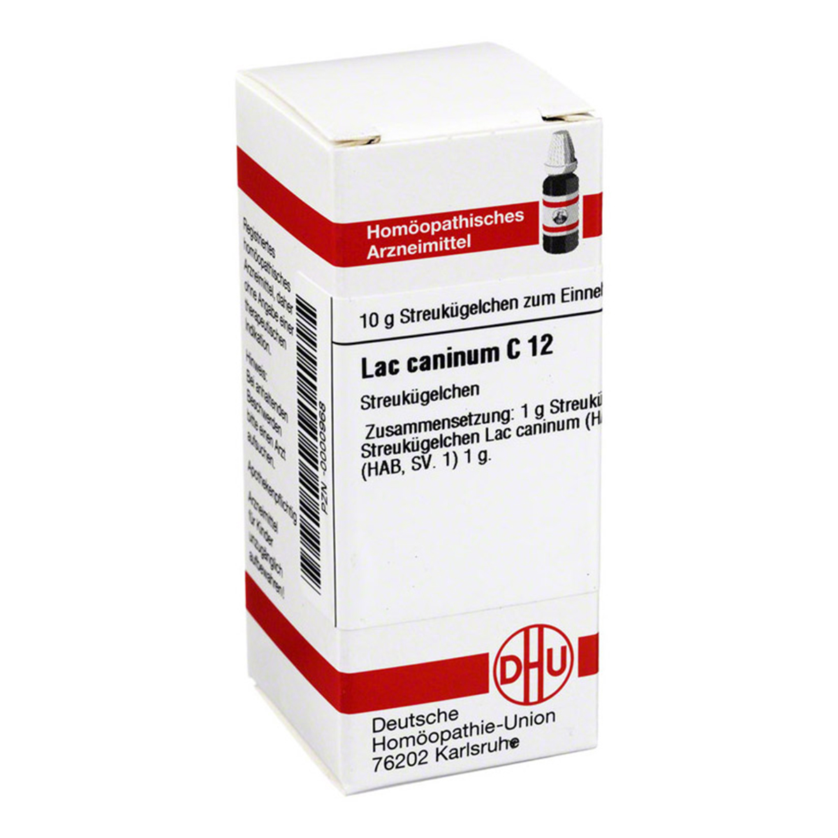 LAC CANINUM C 12 Globuli Abbildung für LAC CANINUM C 12 Globuli