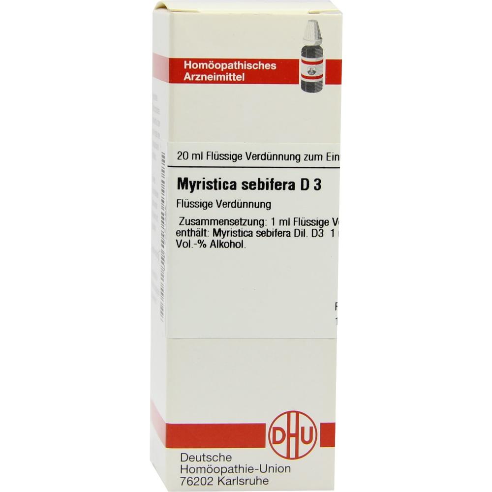 MYRISTICA SEBIFERA D 3 Dilution Abbildung für MYRISTICA SEBIFERA D 3 Dilution