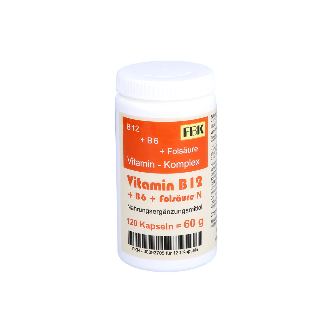 VITAMIN B12+B6+Folsäure Komplex N Kapseln Abbildung für VITAMIN B12+B6+Folsäure Komplex N Kapseln