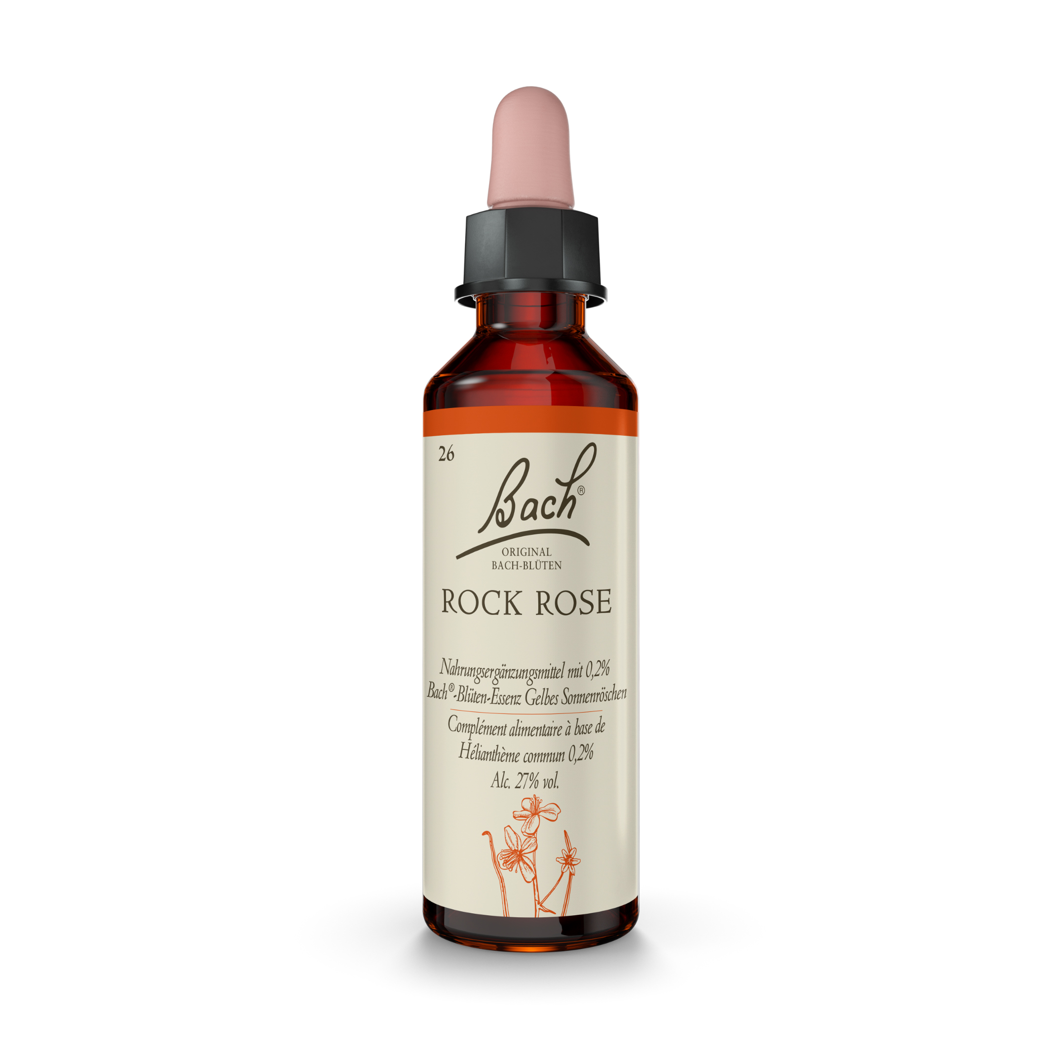 Original Bachblüten Rock Rose 20ml Abbildung für Original Bachblüten Rock Rose 20ml