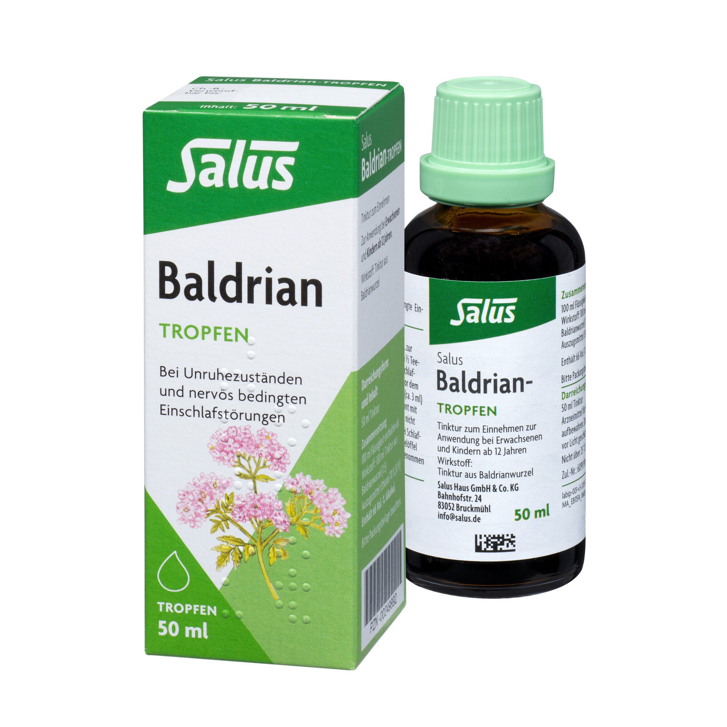 BALDRIAN TROPFEN Baldriantinktur Bio Salus Abbildung für BALDRIAN TROPFEN Baldriantinktur Bio Salus