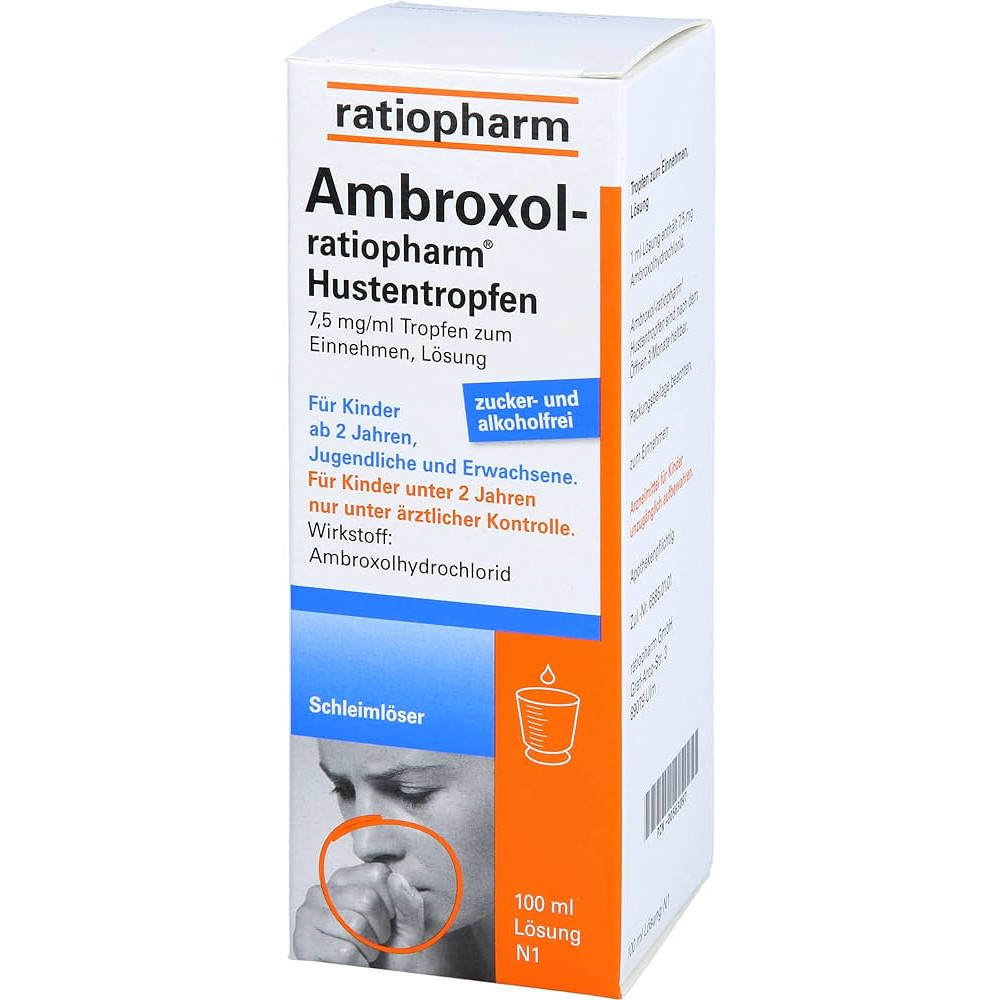 AMBROXOL-ratiopharm Hustentropfen Abbildung für AMBROXOL-ratiopharm Hustentropfen
