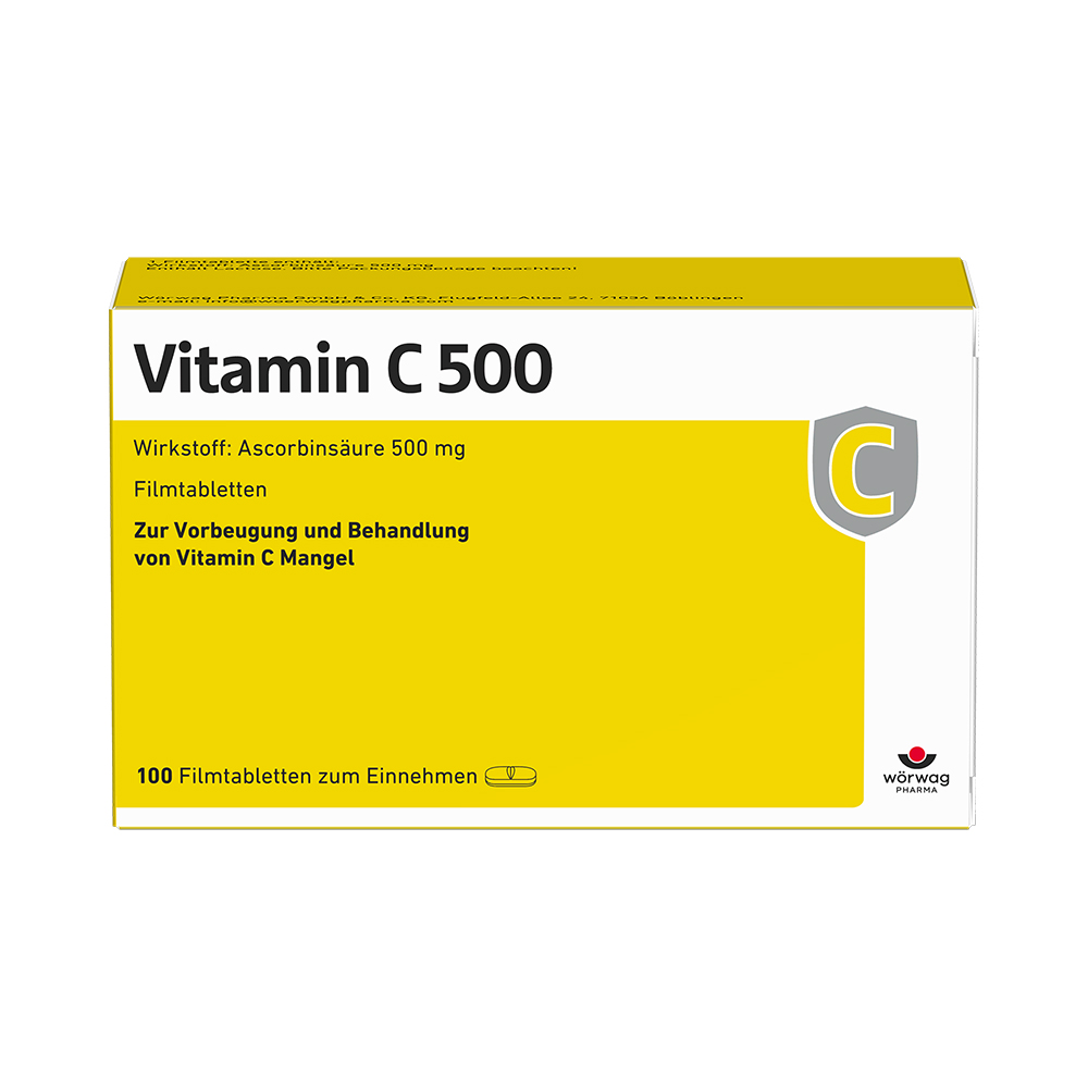 VITAMIN C 500 Filmtabletten Abbildung für VITAMIN C 500 Filmtabletten