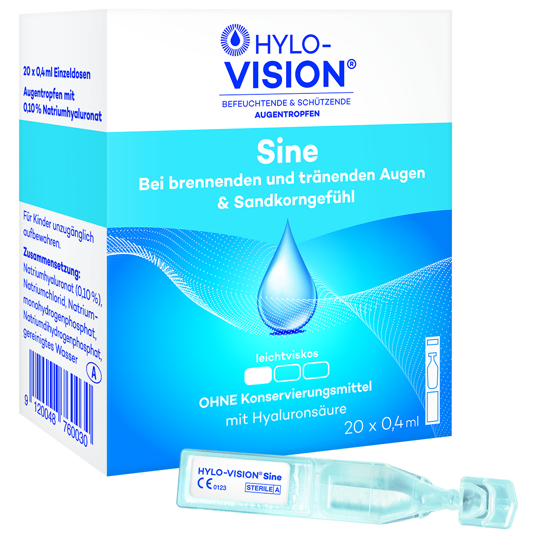 HYLO-VISION sine Einzeldosispipetten Abbildung für HYLO-VISION sine Einzeldosispipetten