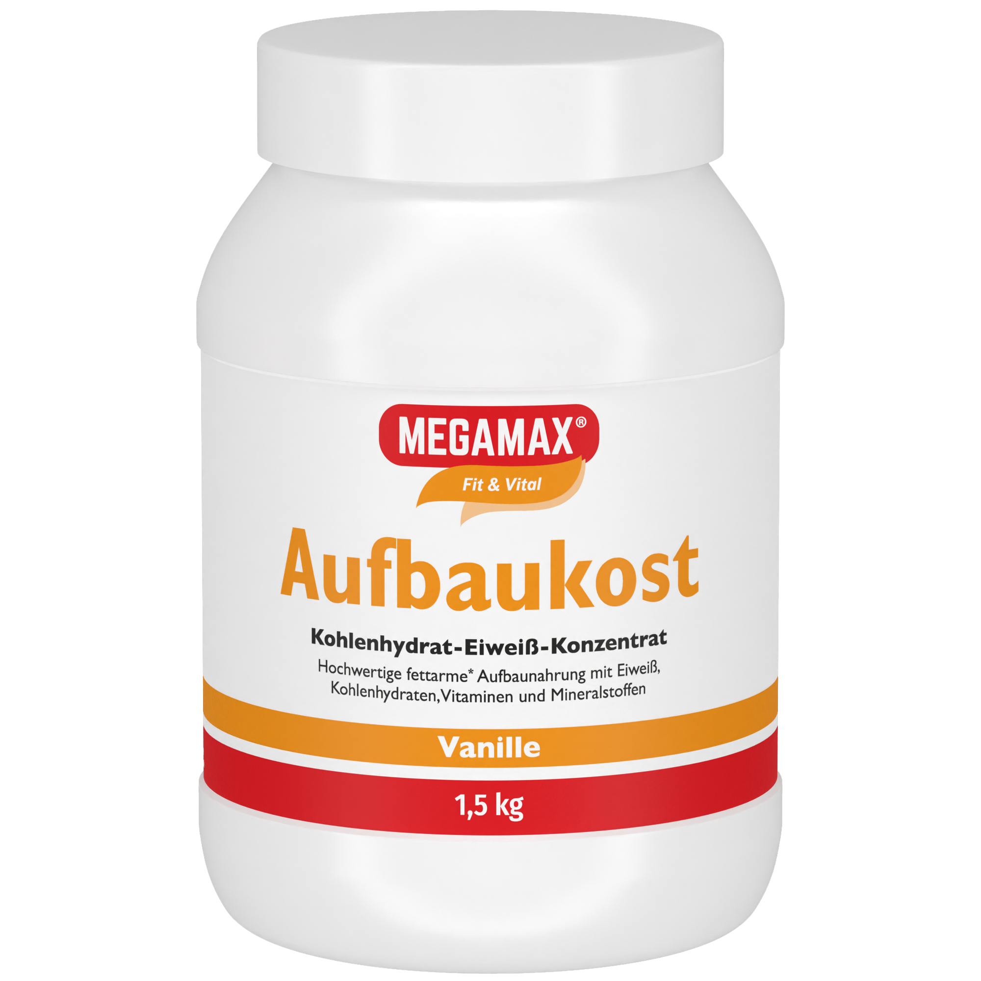 MEGAMAX Aufbaukost Vanille Pulver Abbildung für MEGAMAX Aufbaukost Vanille Pulver