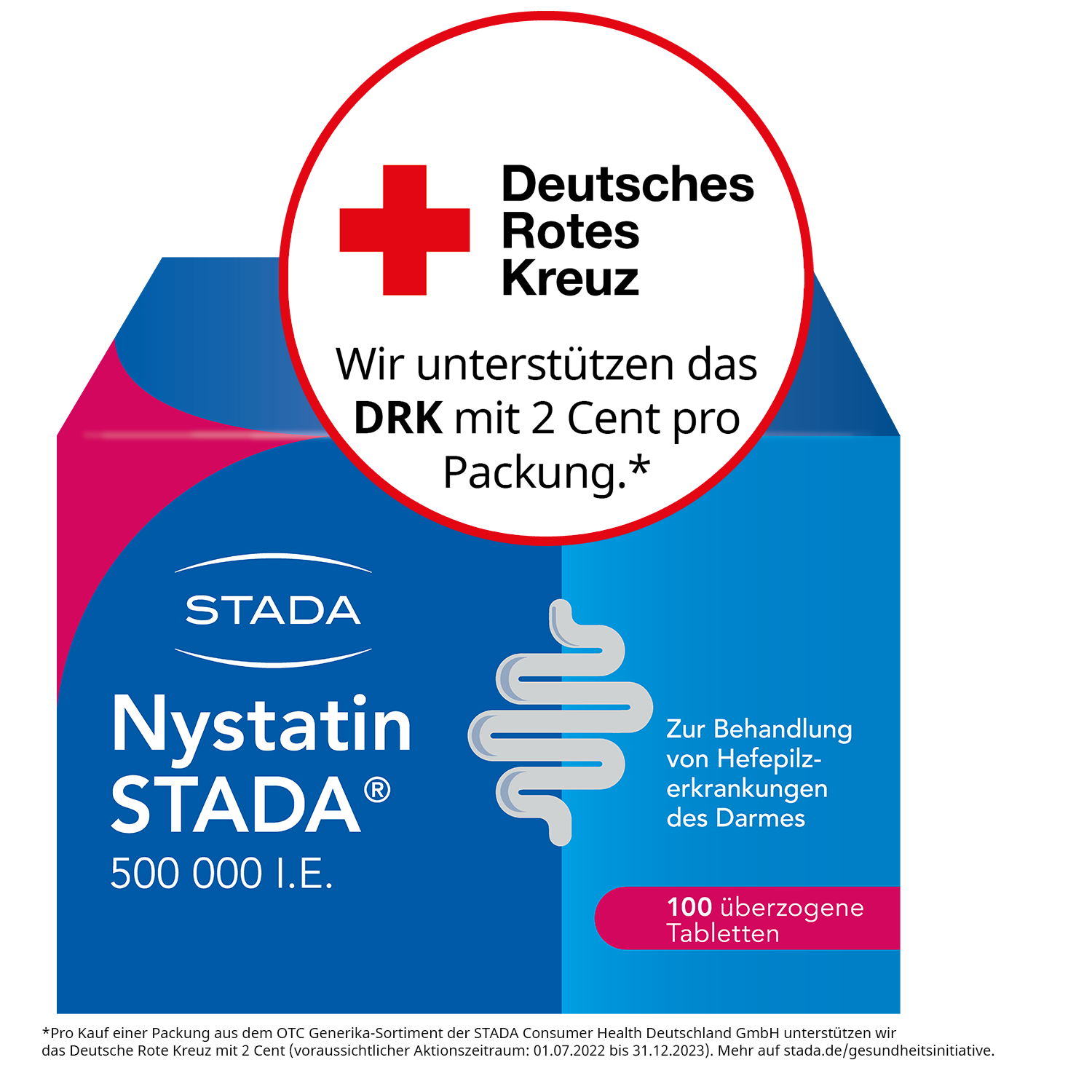 NYSTATIN STADA 500.000 I.E. überzogene Tabletten Abbildung für NYSTATIN STADA 500.000 I.E. überzogene Tabletten