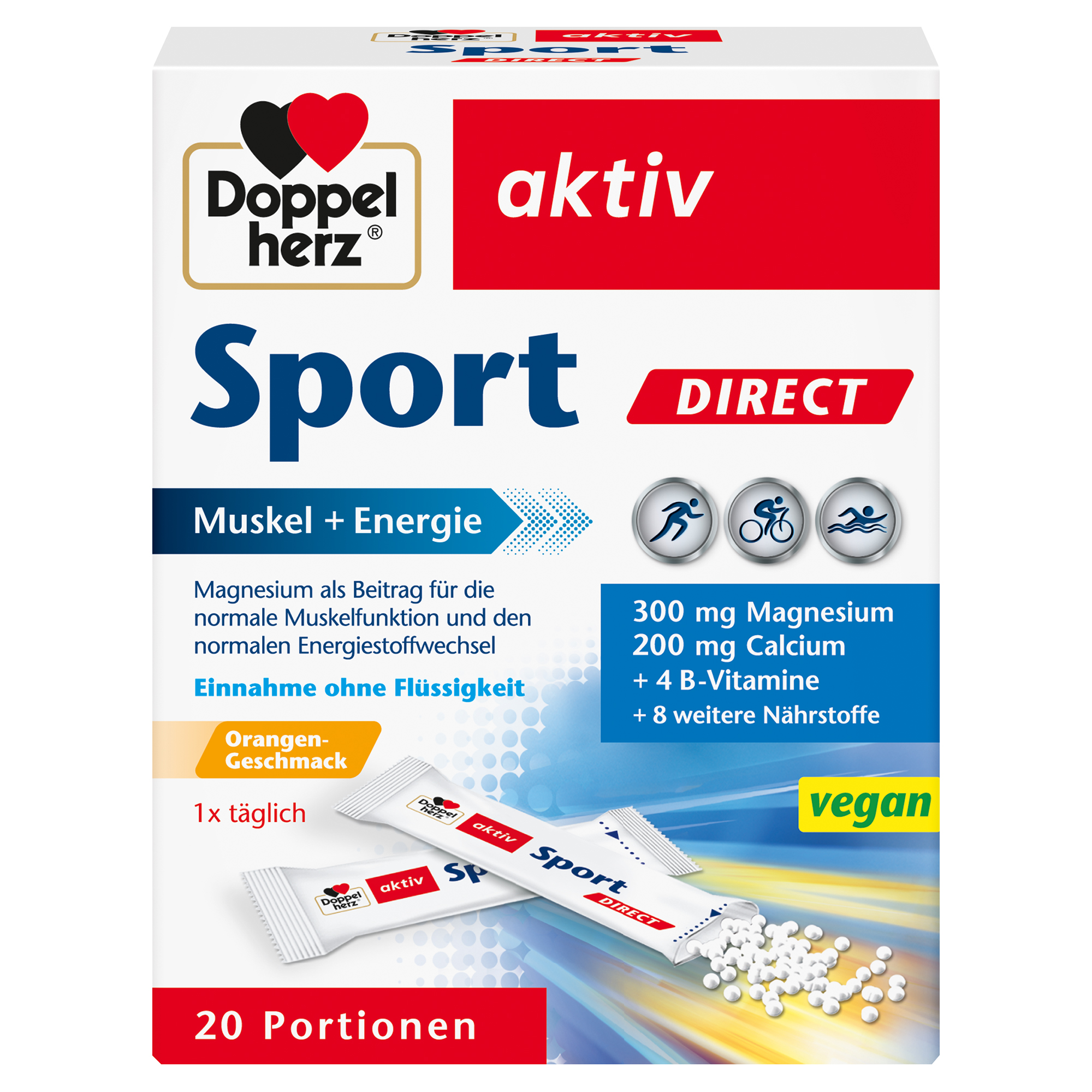 DOPPELHERZ Sport DIRECT Vitamine+Mineralien Abbildung für DOPPELHERZ Sport DIRECT Vitamine+Mineralien