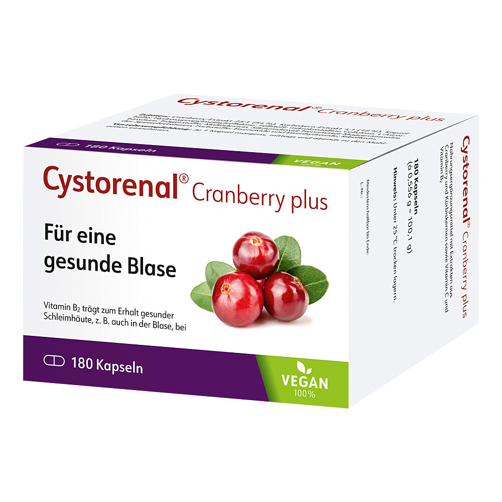 CYSTORENAL Cranberry plus Kapseln Abbildung für CYSTORENAL Cranberry plus Kapseln