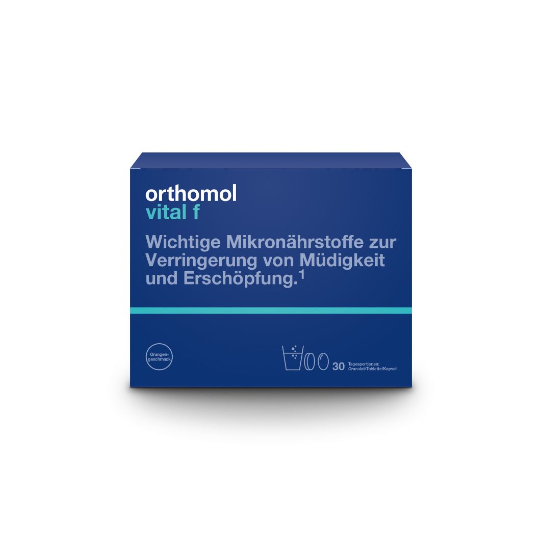 ORTHOMOL Vital F 30 Tagesportionen Granulat, Tablette, Kapsel Abbildung für ORTHOMOL Vital F 30 Tagesportionen Granulat, Tablette, Kapsel