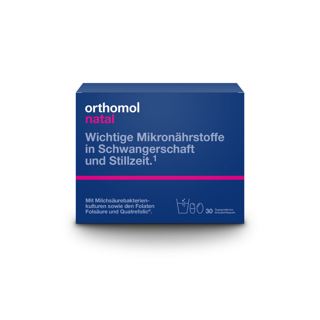 ORTHOMOL Natal Granulat/Kapseln 30 Btl.Kombipack. Abbildung für ORTHOMOL Natal Granulat/Kapseln 30 Btl.Kombipack.