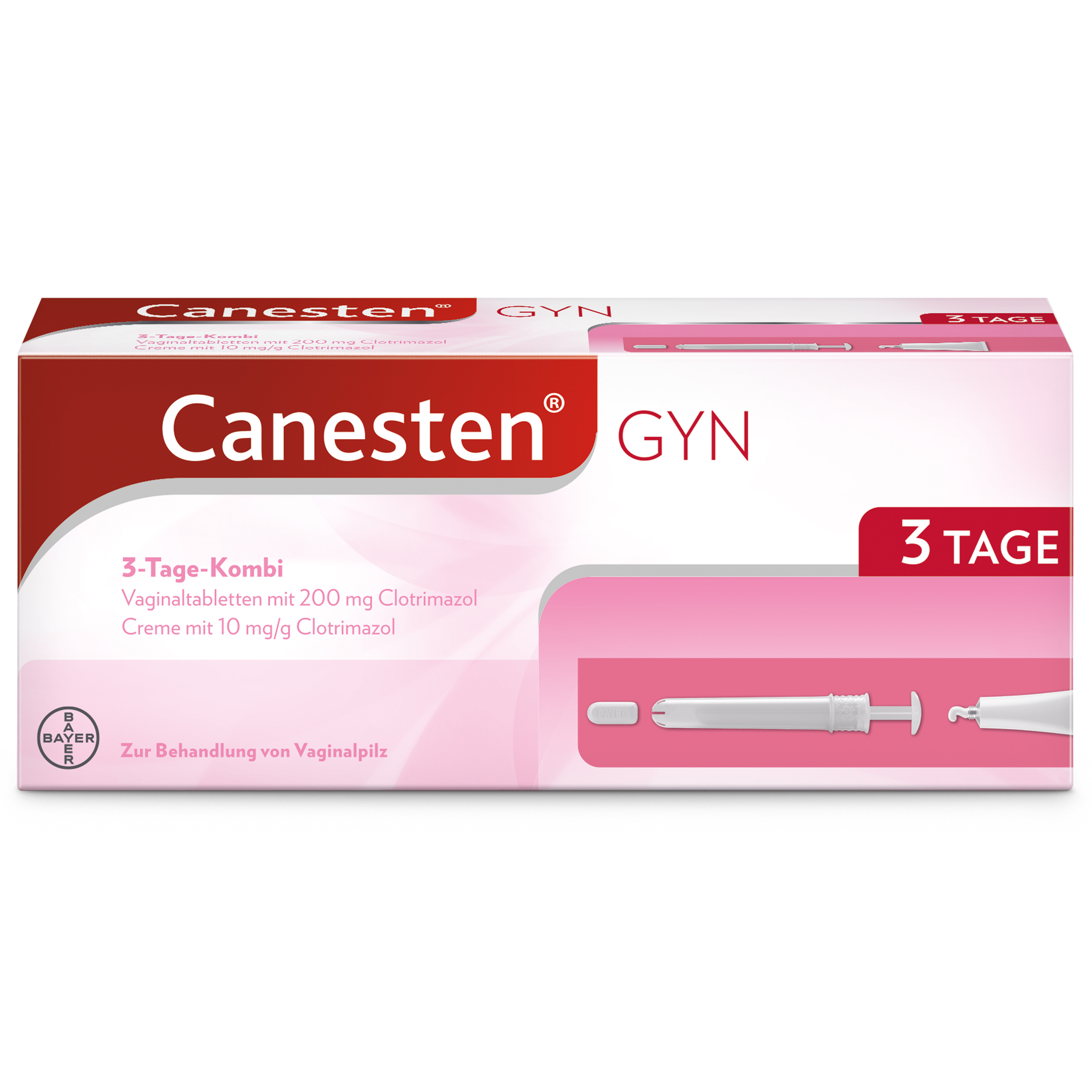 CANESTEN GYN 3 Tage Kombipackung Vaginaltabletten und Creme zur Behandlung von Vaginalpilz Abbildung für CANESTEN GYN 3 Tage Kombipackung Vaginaltabletten und Creme zur Behandlung von Vaginalpilz