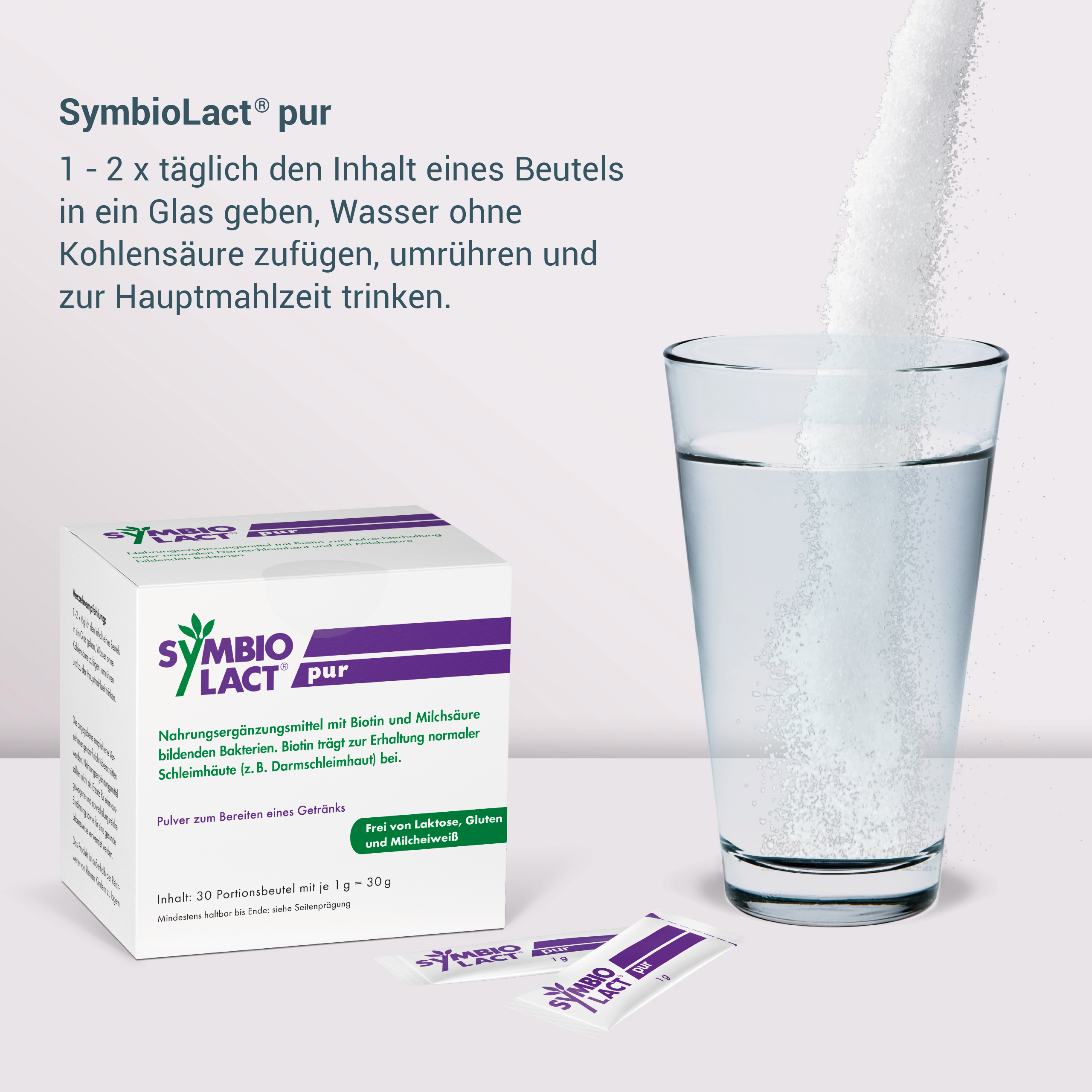 SYMBIOLACT pur Nahrungsergänzungsmittel Pulver Abbildung für SYMBIOLACT pur Nahrungsergänzungsmittel Pulver