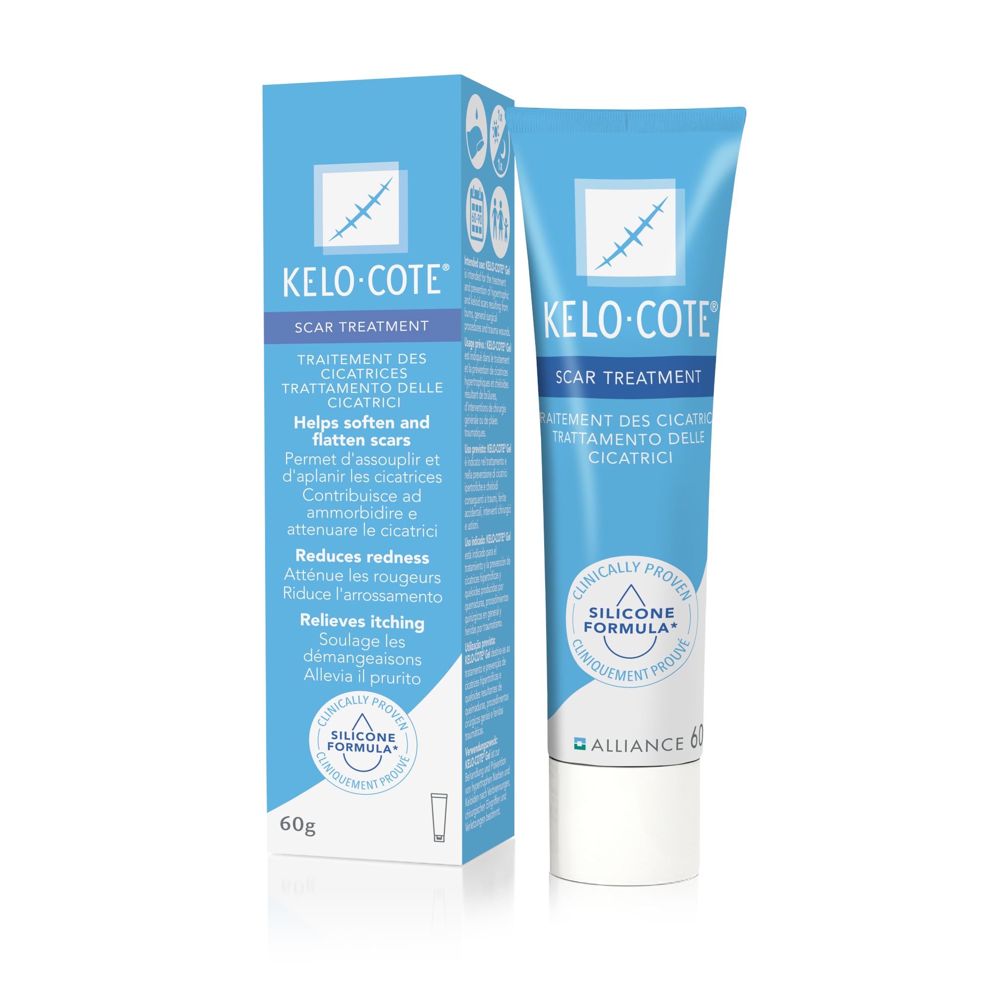 KELO-cote Silikon Gel zur Behandlung von Narben Abbildung für KELO-cote Silikon Gel zur Behandlung von Narben